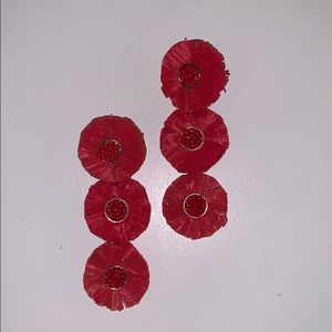 Coral earrings